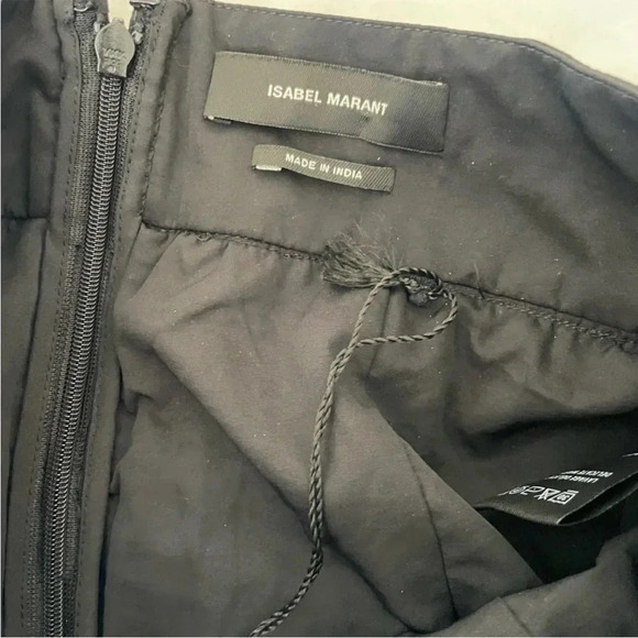 Isabel Marant black ruffle mini skirt - Picture 4 of 12